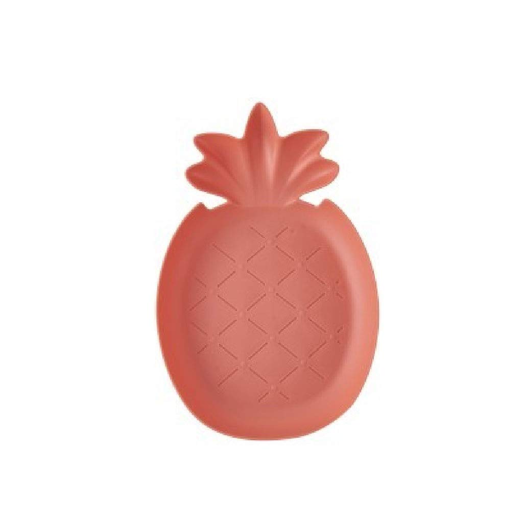 Creative Pineapple-Shaped Fruit Tray - Nordic Style Serving Platter for Desserts, Snacks & Party Display - Perfect for Living Room, Wedding & Events (Red)