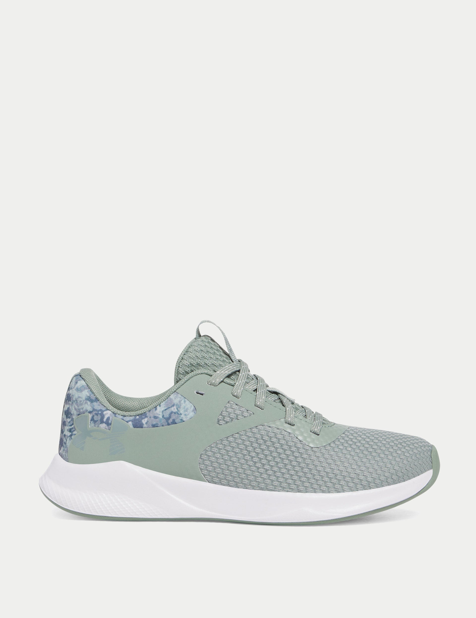 Charged Aurora 2+ Running & Training Shoes for Men/Women - Lightweight Silica Green/White/Metallic Silica Athletic Shoes for Gym, Jogging & Outdoor Workouts