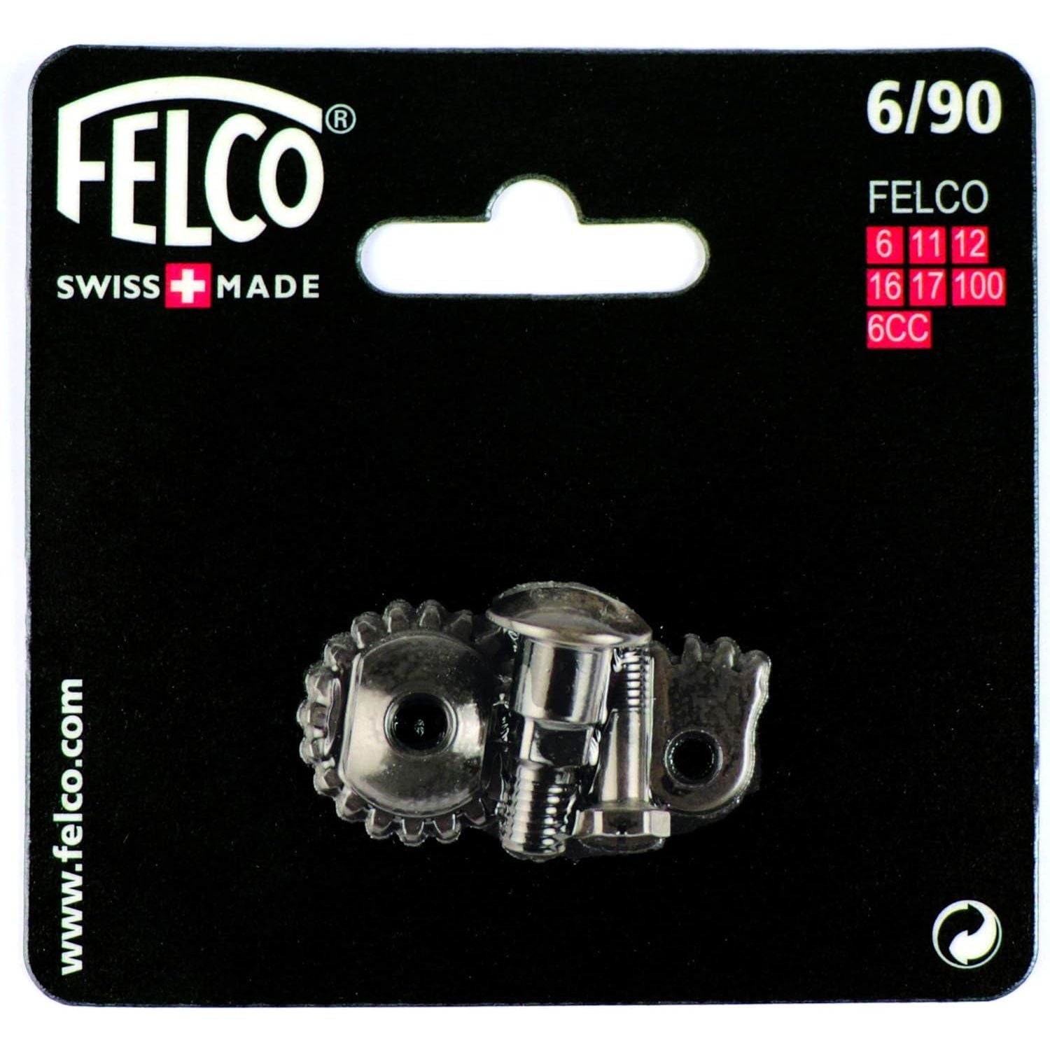 FELCO 6/90 Bolt and Nut Repair Kit - Replacement Parts for F6, F11, F12 Pruning Shears - Perfect for Garden Tool Maintenance & DIY Repairs