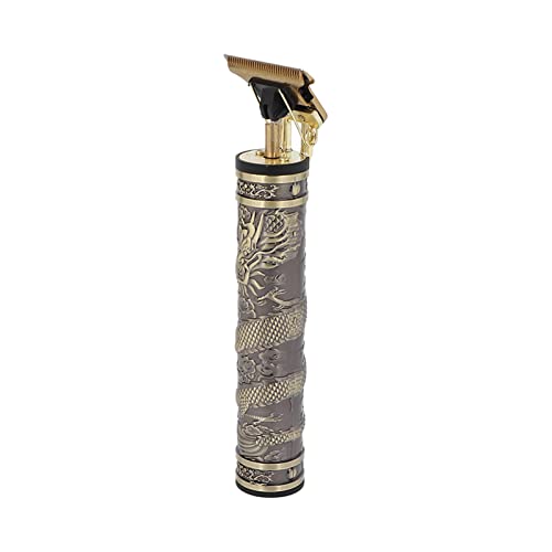 Professional Hair Clipper Kit - Stainless Steel Low Noise Hair Trimmer Set for Men & Women | Home Barbering, DIY Haircuts, Beard & Mustache Grooming (Bronze)