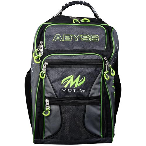 Motiv Abyss Giant Backpack - 50L Large Hiking Backpack for Men & Women, Waterproof Travel Backpack with Laptop Compartment, Gray/Lime - Perfect for Camping, Hiking, Travel & Outdoor Adventures