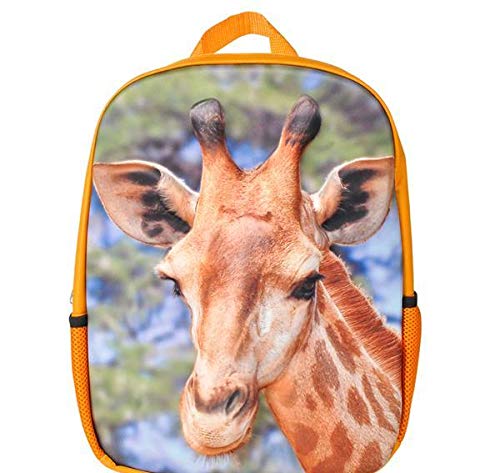 3D Foam Giraffe Backpack - 14 Inch Cute Animal School Bag for Kids (Case of 6) - Perfect for School, Travel, and Birthday Gifts