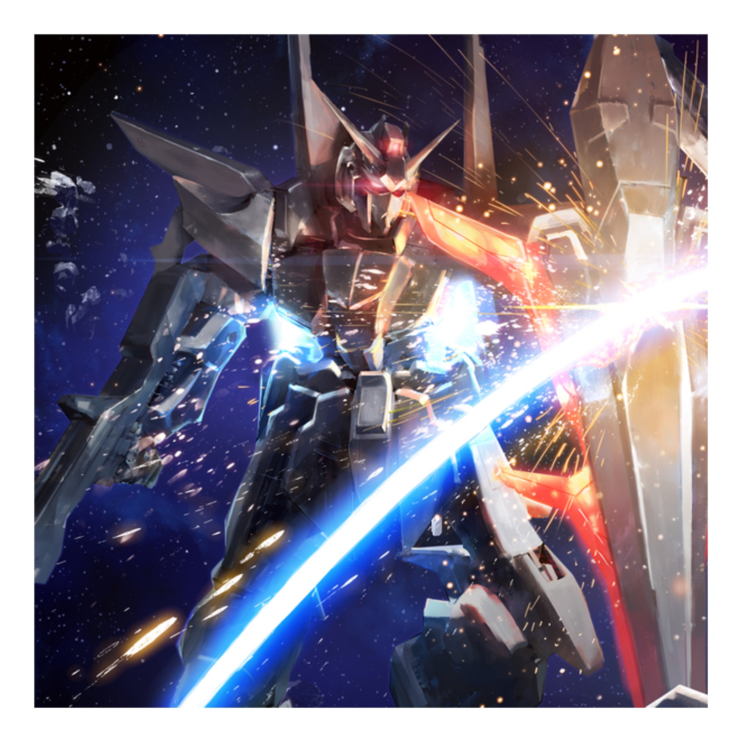 Mobile Suit Gundam: Silver Phantom Original Soundtrack LP Vinyl Record - Perfect for Anime Collectors & Music Enthusiasts, Great for Home Decor & Vinyl Collections