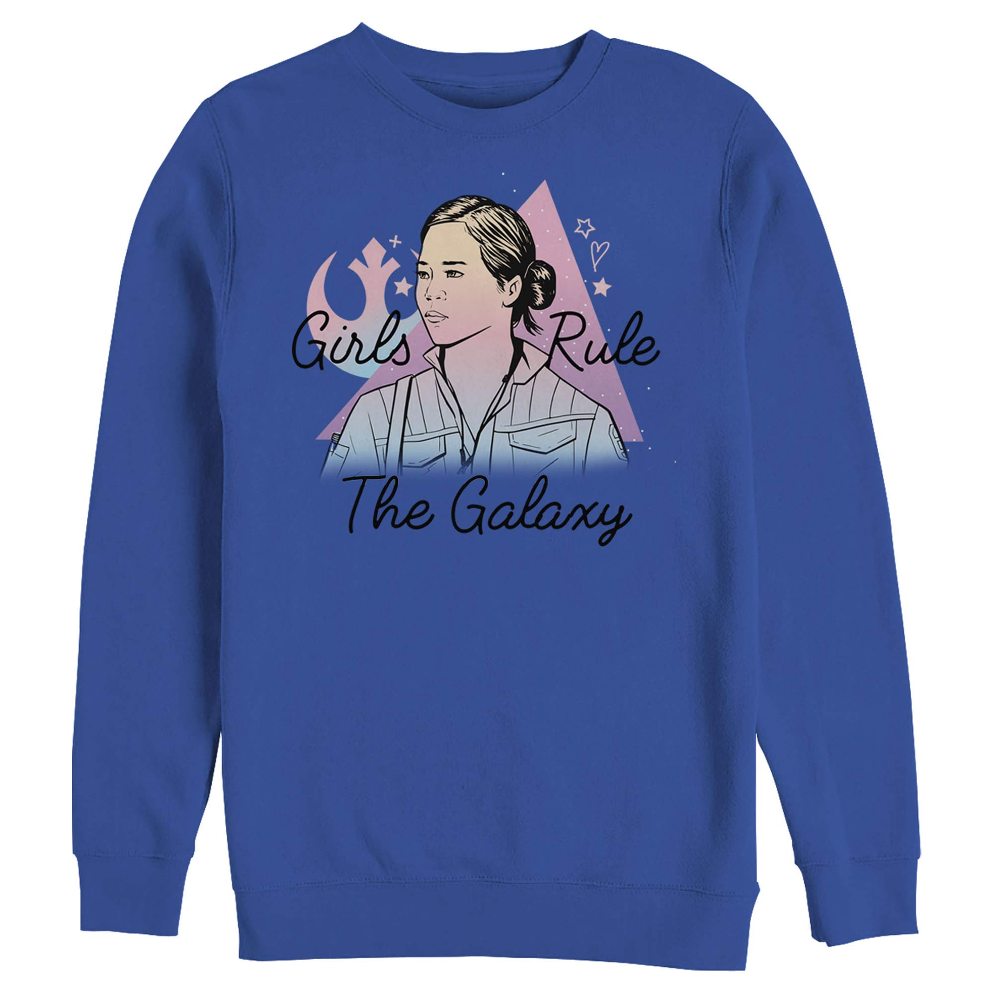 Star Wars The Rise of Skywalker Rose Girls Rule Sweatshirt for Men - Comfortable Cotton Pullover Hoodie for Movie Fans, Cosplay & Casual Wear