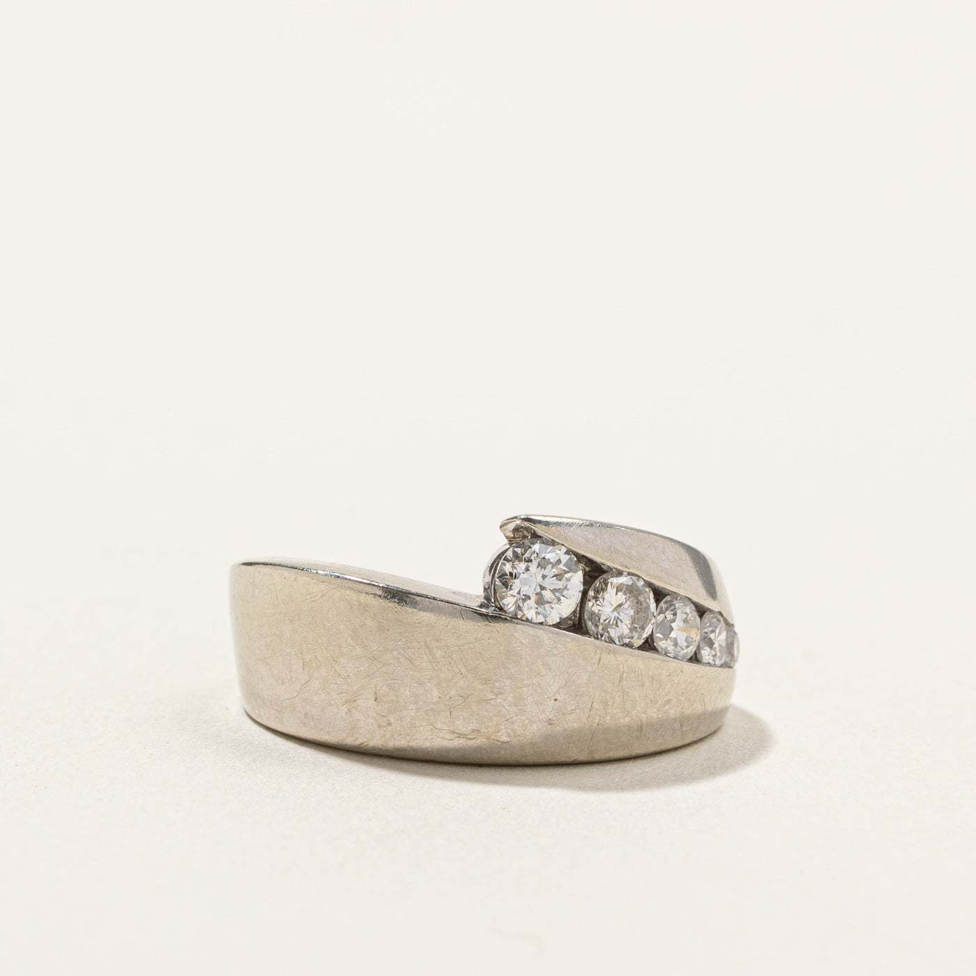 0.47ctw Tension Set Diamond Ring - Size 5.5 | Elegant Solitaire Engagement Wedding Band for Women | Perfect for Proposals, Anniversaries & Special Occasions