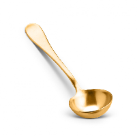 Vintage Oro Gravy Ladle by Mepra - Premium Stainless Steel Sauce Spoon for Serving, Cooking & Entertaining - Perfect for Thanksgiving, Dinner Parties & Family Gatherings