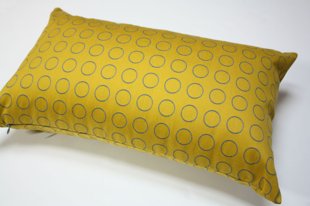 Maharam Repeat Dot Gold Pillow - Modern Decorative Throw Pillow for Sofa, Bed & Home Decor - Perfect for Living Room, Bedroom & Office Accent