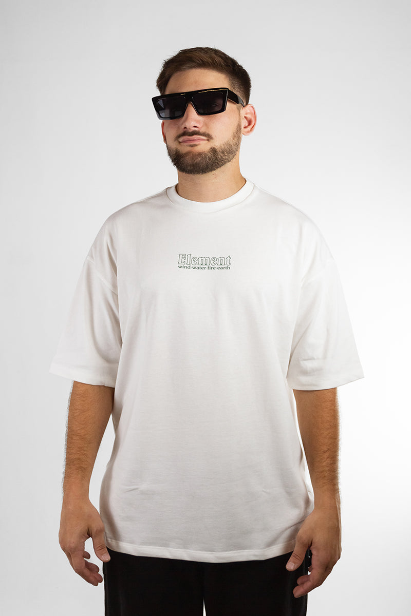 Element Dial Og Tee - Premium White Cotton T-Shirt for Men & Women | Streetwear Fashion, Casual Wear & Everyday Comfort
