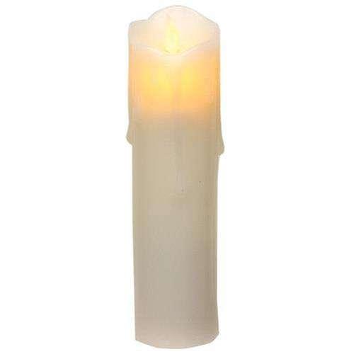 3-Pack Motion Flame Drip Pillar Candles - Elegant Decorative Candles for Romantic Dinners, Weddings & Home Decor