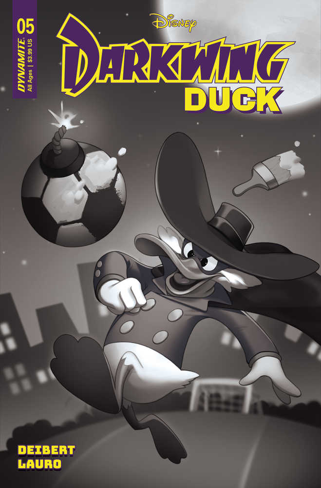 Darkwing Duck #5 Cover G 10 Copy Variant Edition Leirix Black & White - Rare Comic Book for Collectors & Fans | Perfect for Display & Gifting