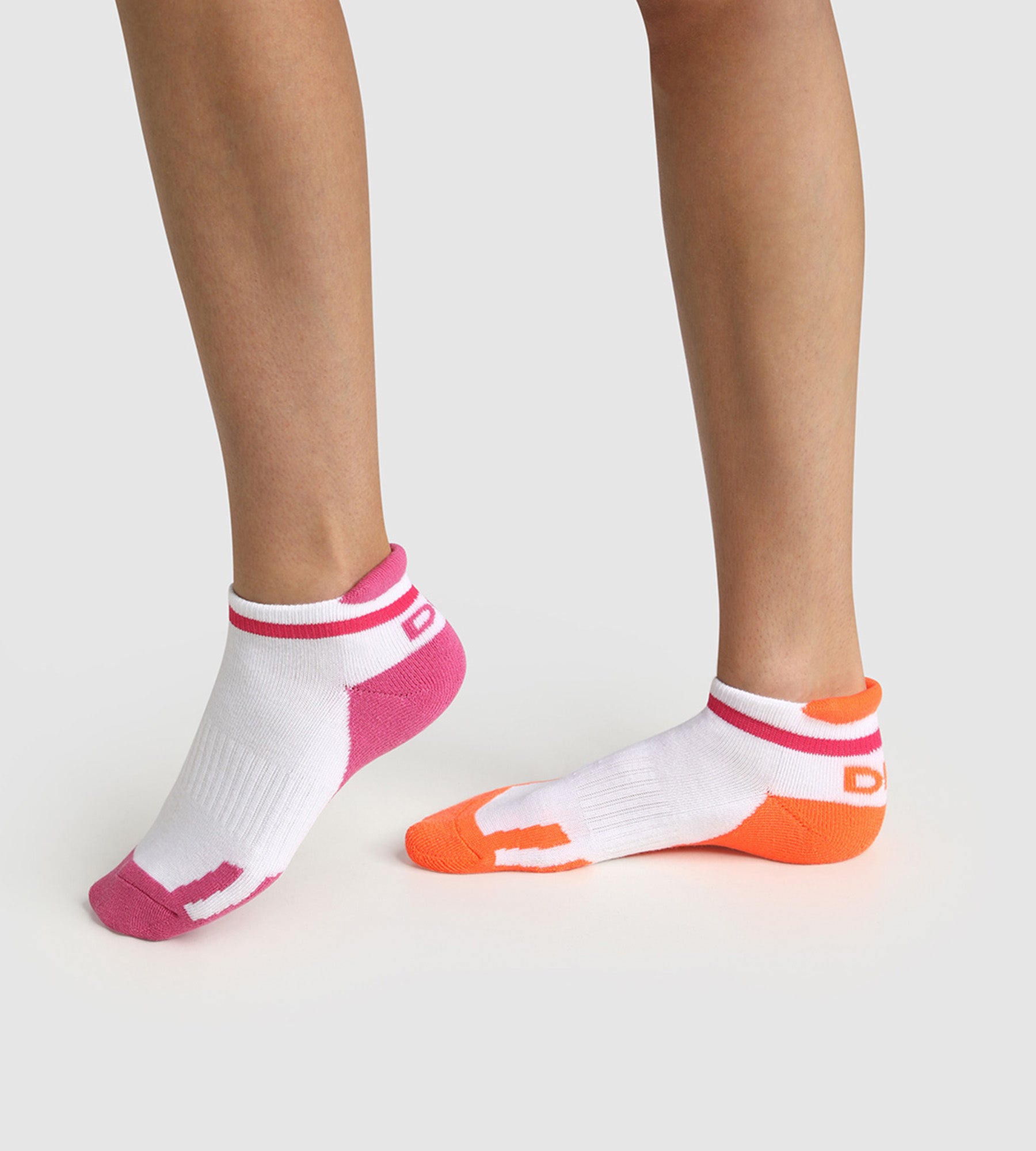 2 Pairs Kids Retro Coral Pink Sport Socks - Comfortable & Breathable for School, Sports & Daily Wear