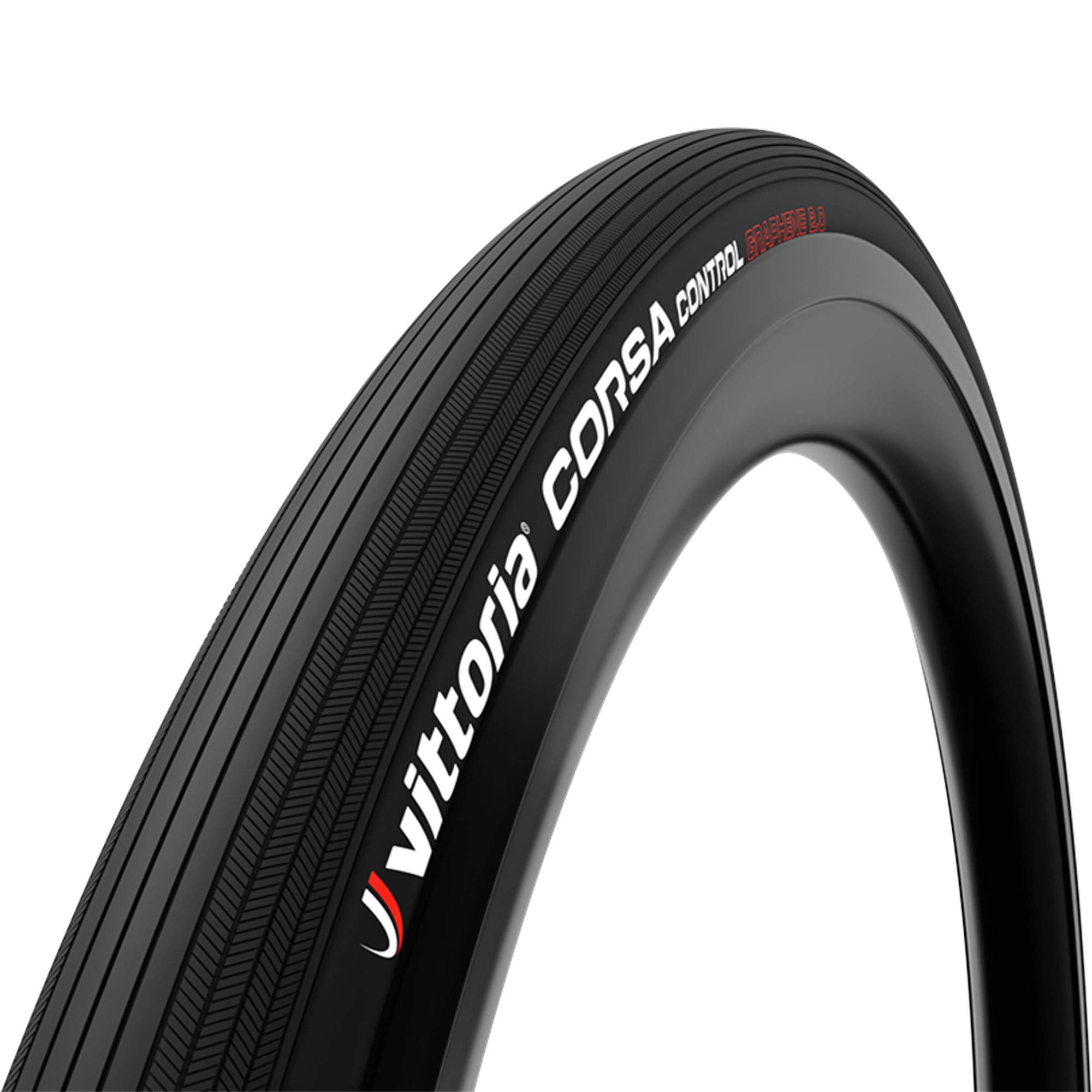 Vittoria Corsa Control Graphene 2.0 Tubeless Ready Road Bike Tires - High Performance Bicycle Tires for Rough Roads & Gravel - Perfect for Cyclocross, Commuting & Endurance Riding