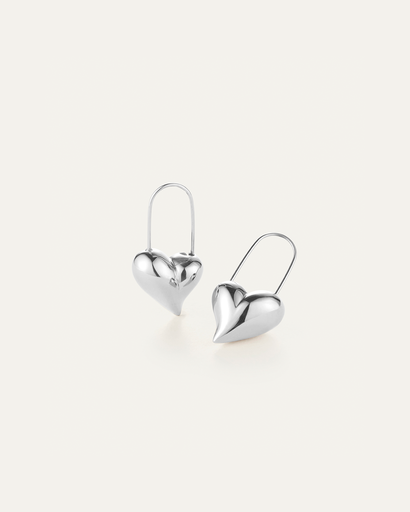 Celeste Heart Earrings for Women - Elegant Sterling Silver Dangle Earrings - Perfect for Valentine's Day, Anniversary & Romantic Date Night Gifts
