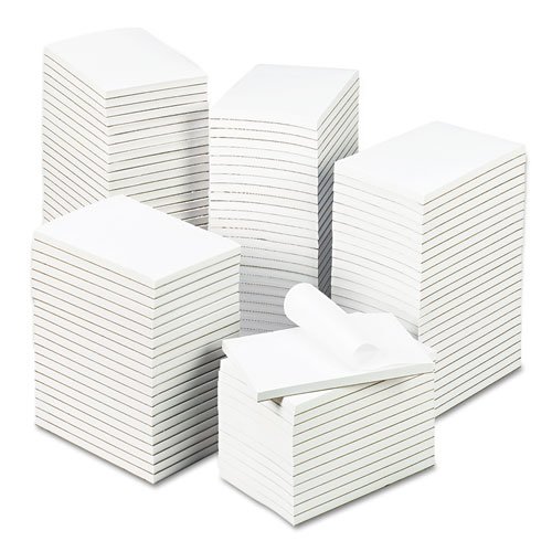 Bulk Scratch Pads - 4x6 Unruled White Notepads - 100 Sheets per Pad, 120 Pads per Carton - Perfect for Office, School & Home Note-Taking