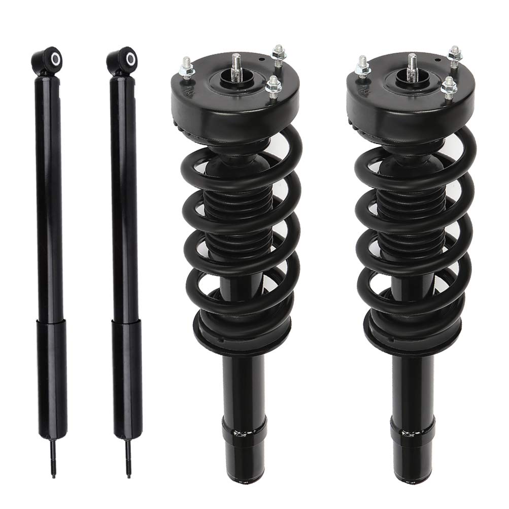 LSAILON Front and Rear Pair Struts Shocks Complete Assembly Compatible for 2012-2017 Dodge Charger V6 3.6L AWD - Perfect for Smooth Ride & Enhanced Suspension Performance