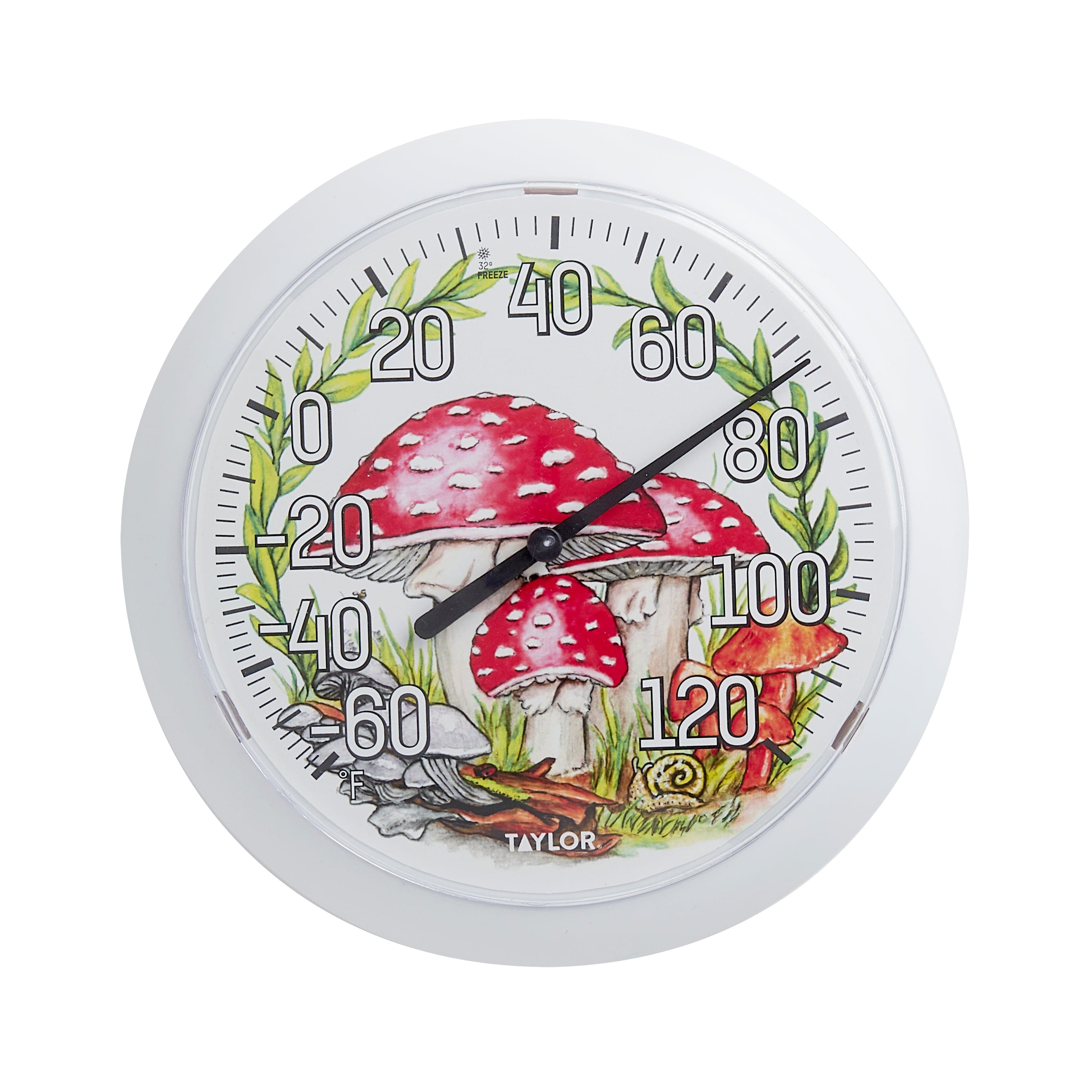 8.5 Inch Digital Hygrometer Thermometer for Mushroom Growing - Accurate Indoor/Outdoor Humidity & Temperature Monitor for Greenhouse, Terrarium, Grow Tent