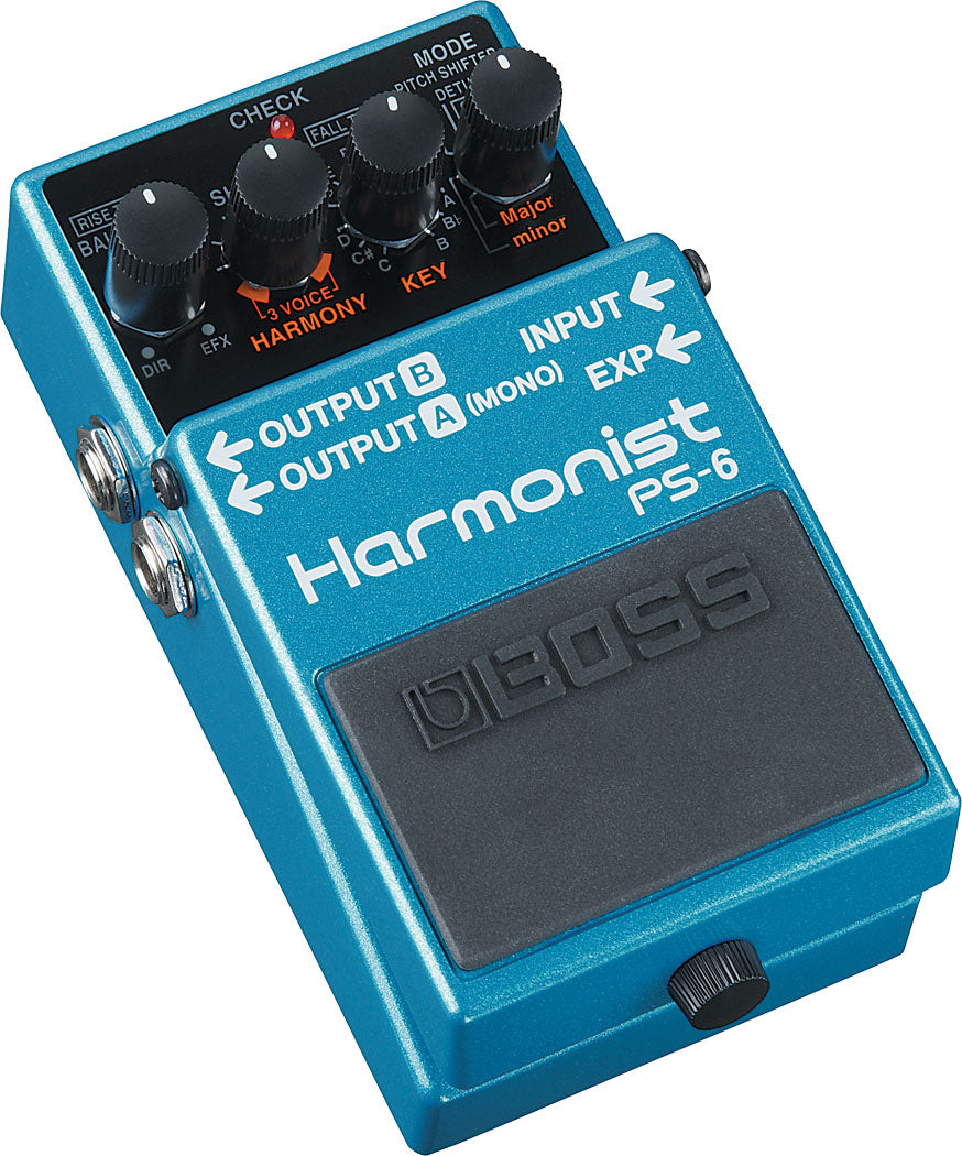 Boss PS-6 Harmonist Pedal - Compact Pitch Shifter & Harmonizer for Guitar & Bass - Perfect for Live Performances & Studio Recording