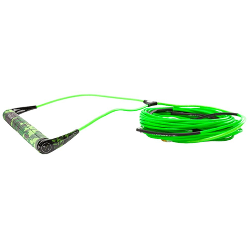 Hyperlite SG Wakeboard Handle with A-Line Mainline Rope - 80Ft Green - Perfect for Wakeboarding, Water Skiing & Boating Activities