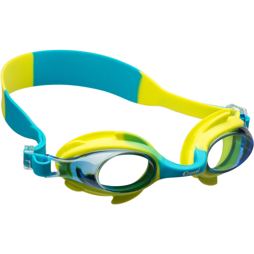 Cressi Seahorse Snorkel Set - Green/Azure - Comfortable & Durable Snorkeling Gear for Adults & Kids - Perfect for Beach, Pool & Ocean Adventures