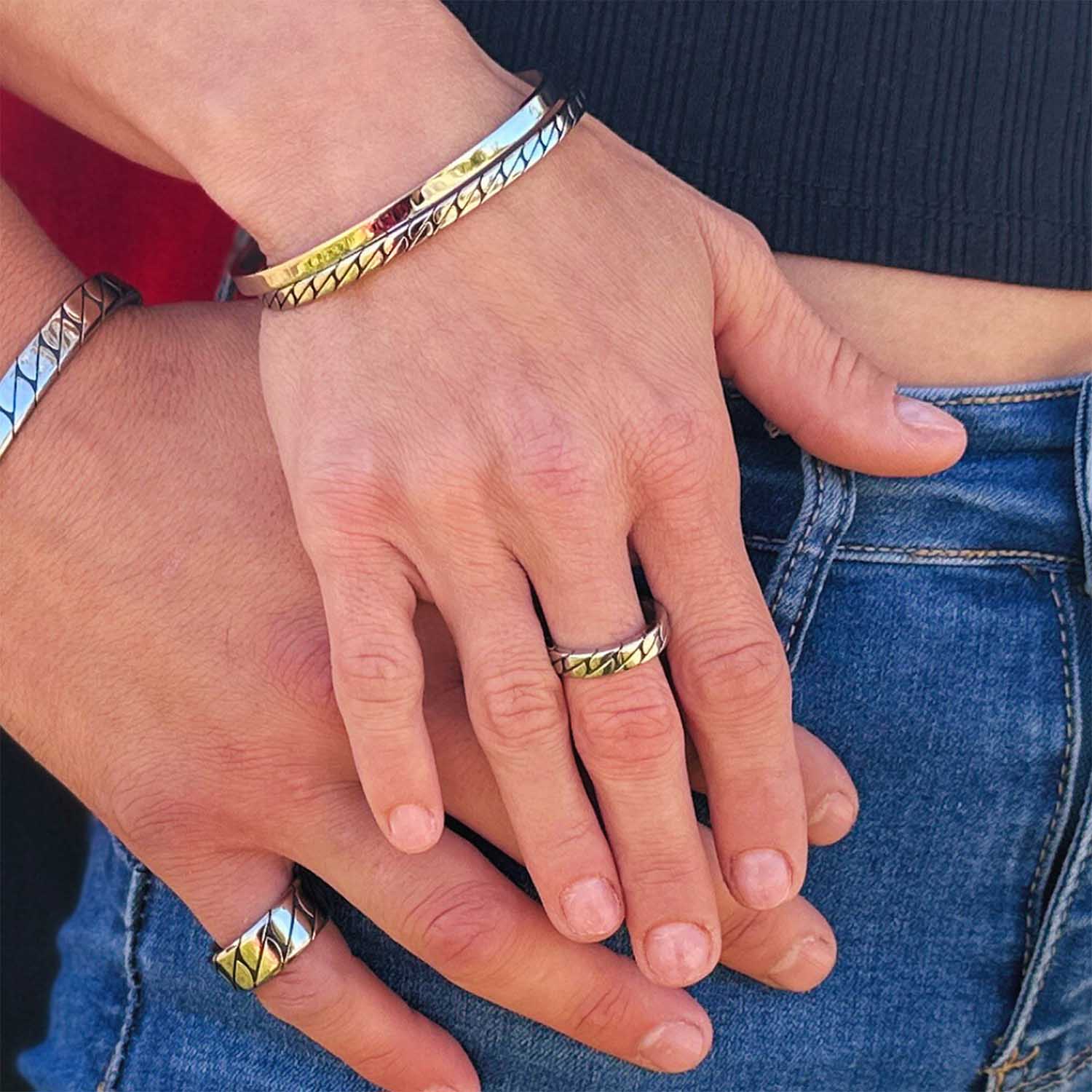 Glide Women's Band Ring - Elegant Minimalist Stackable Ring for Everyday Wear | Perfect for Layering, Gifts & Special Occasions