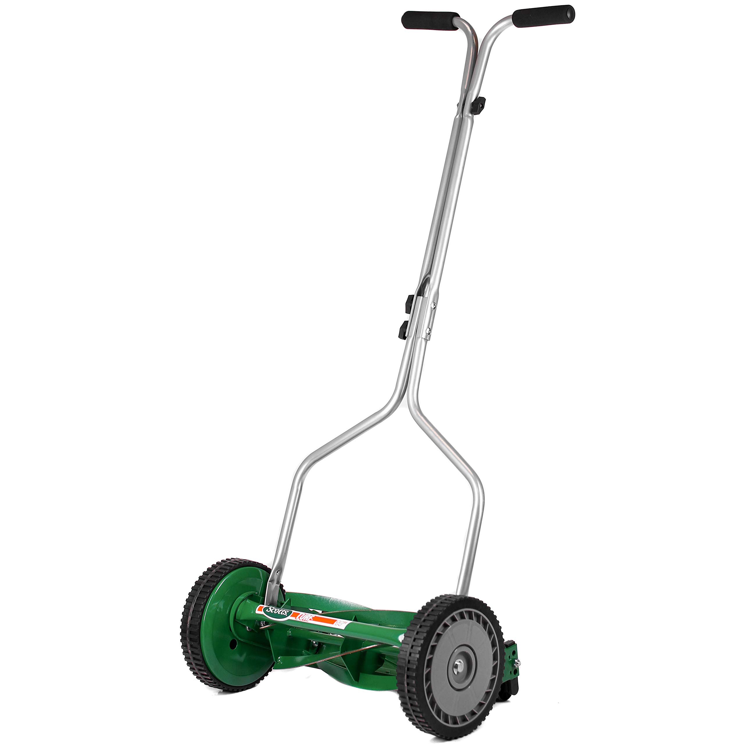 Scotts 14-Inch 5-Blade Push Reel Lawn Mower | Manual Grass Cutter for Small to Medium Yards | Eco-Friendly, Quiet & No Gas Needed | Perfect for Residential Lawns, Gardens & Eco-Conscious Homeowners