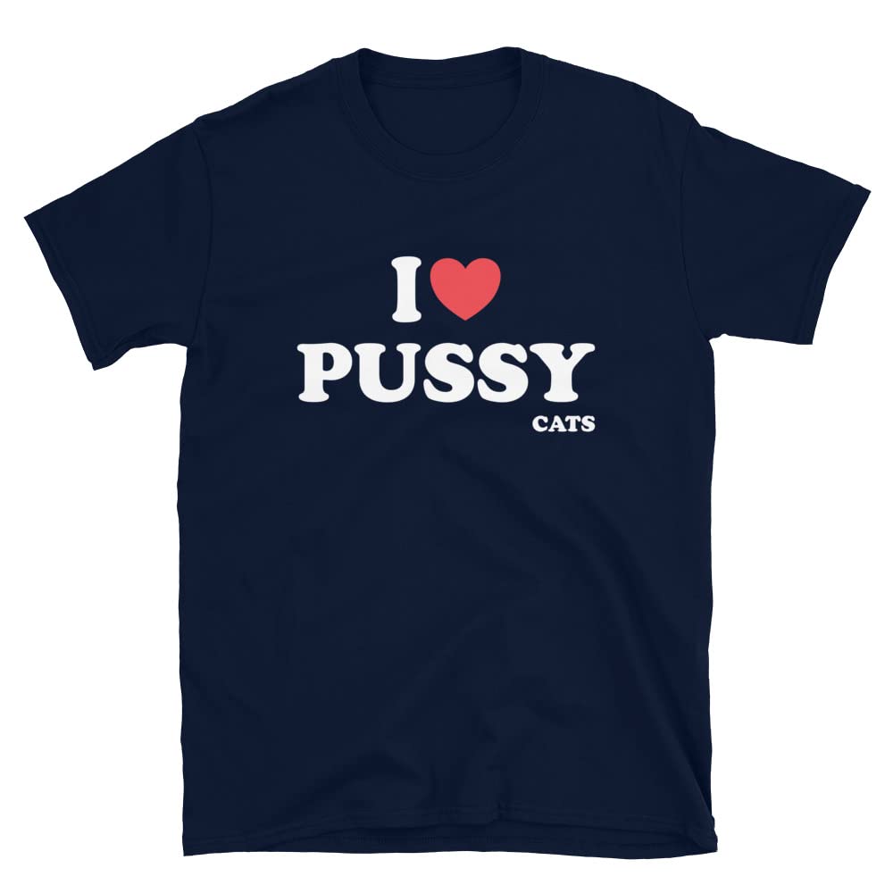 I Love Cats Funny T-Shirt - Cute Cat Lover Gift for Women & Men - Perfect for Parties, Gag Gifts & Cat Enthusiasts