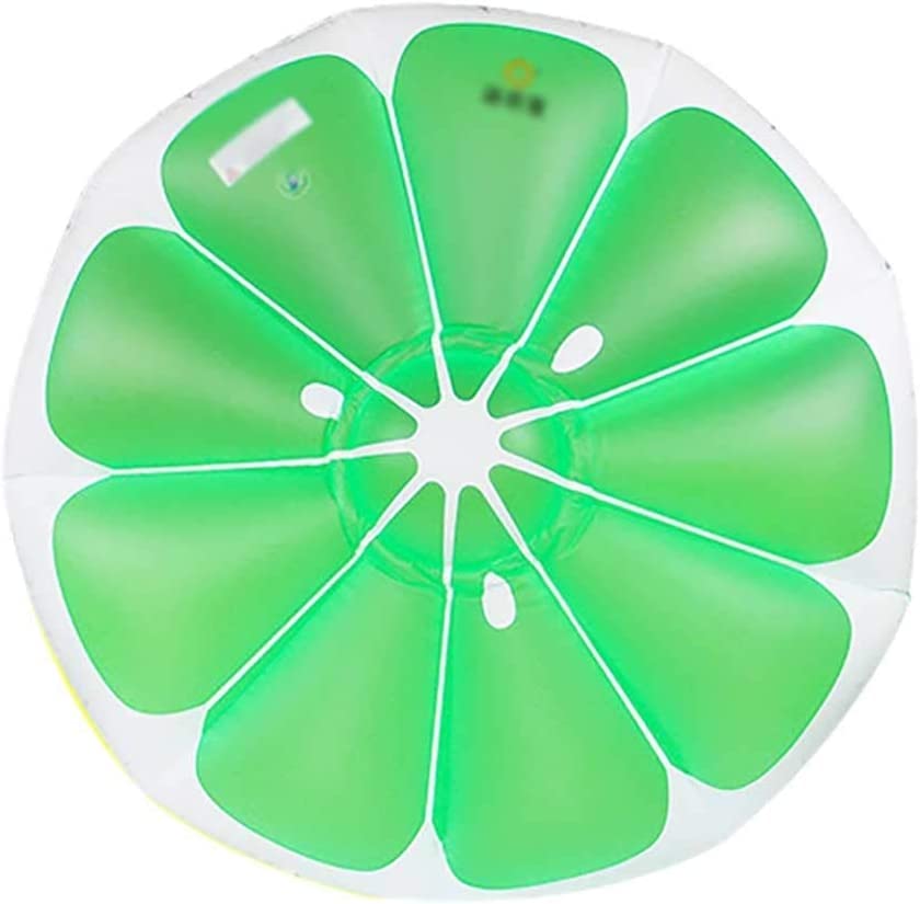 **Green Inflatable Pool Float for Adults - Water Lounge Bed, Swimming Circle, Beach & Travel Accessories - Perfect for Relaxing by the Pool or Ocean**