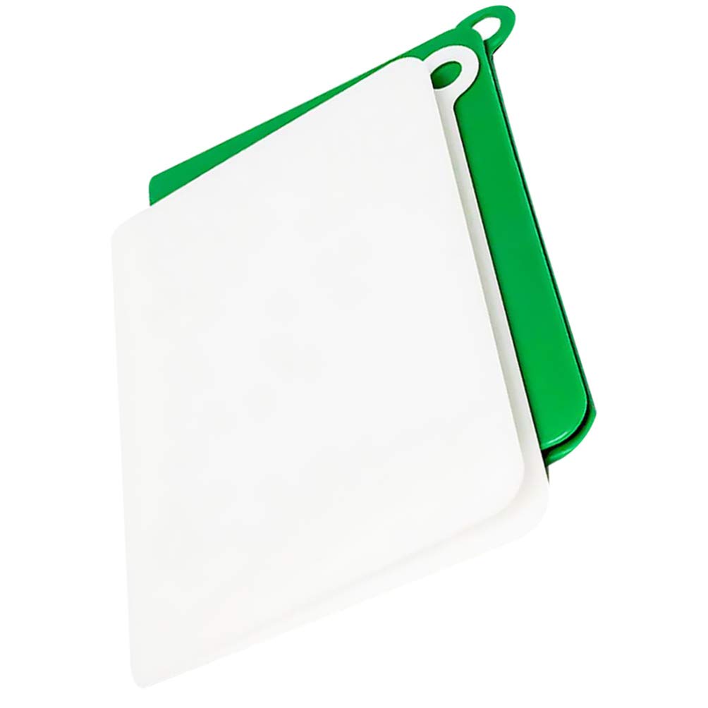 Hemoton 2-Pack Foldable Cutting Boards - Non-Slip Kitchen Prep Mats for Chopping, Slicing & Food Prep - Durable Plastic Chopping Board for Fruits, Vegetables & Meat - Perfect for Home Cooking, Camping & Outdoor Use