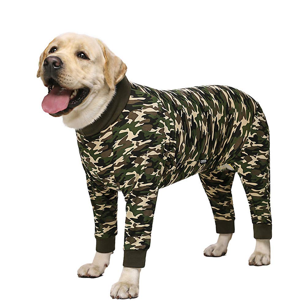 Post-Surgery Dog Recovery Suit for Medium & Large Dogs - Lightweight Onesie to Prevent Licking Wounds & Shedding | Male & Female Dog Pajamas with Full Belly Coverage | Ideal for Spay/Neuter Recovery & Wound Protection