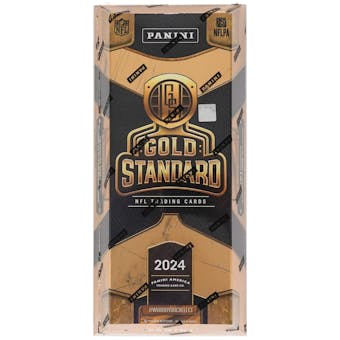 2024 Panini Gold Standard Football Hobby Box - Premium NFL Trading Cards Collection for Collectors & Investors | Perfect for Sports Memorabilia Enthusiasts & Fantasy Football Fans