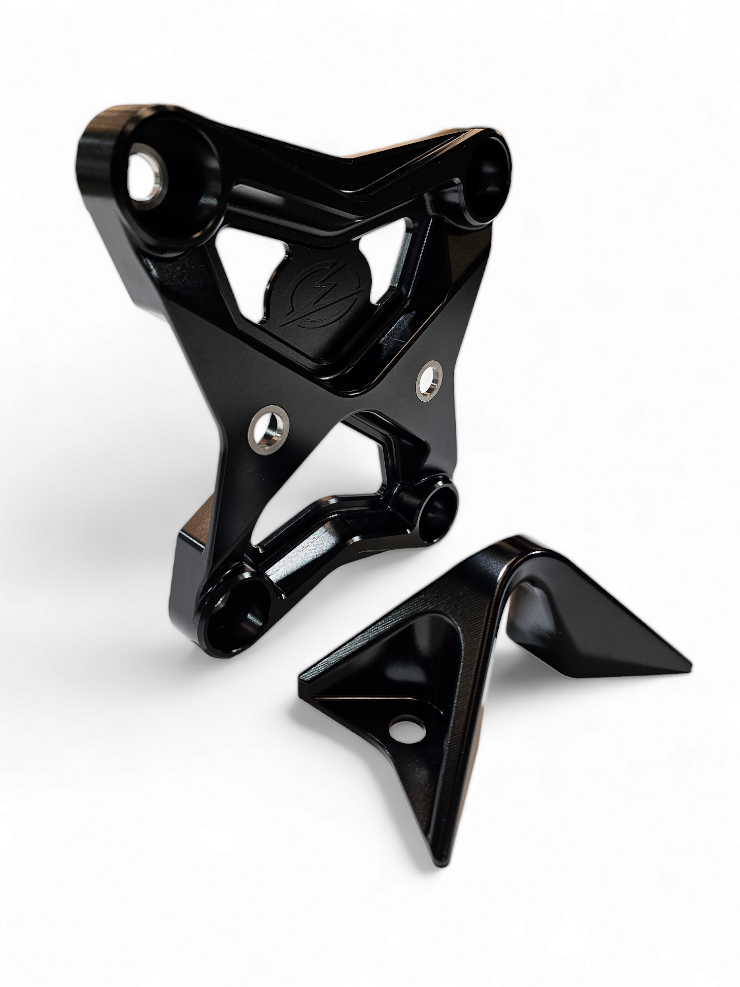 Can Am X3 Maverick EOD Radius Rod Plate with Tow Hook (2017-2021 Models) - Heavy Duty Black Off-Road Protection - Perfect for Trail Riding & Rock Crawling