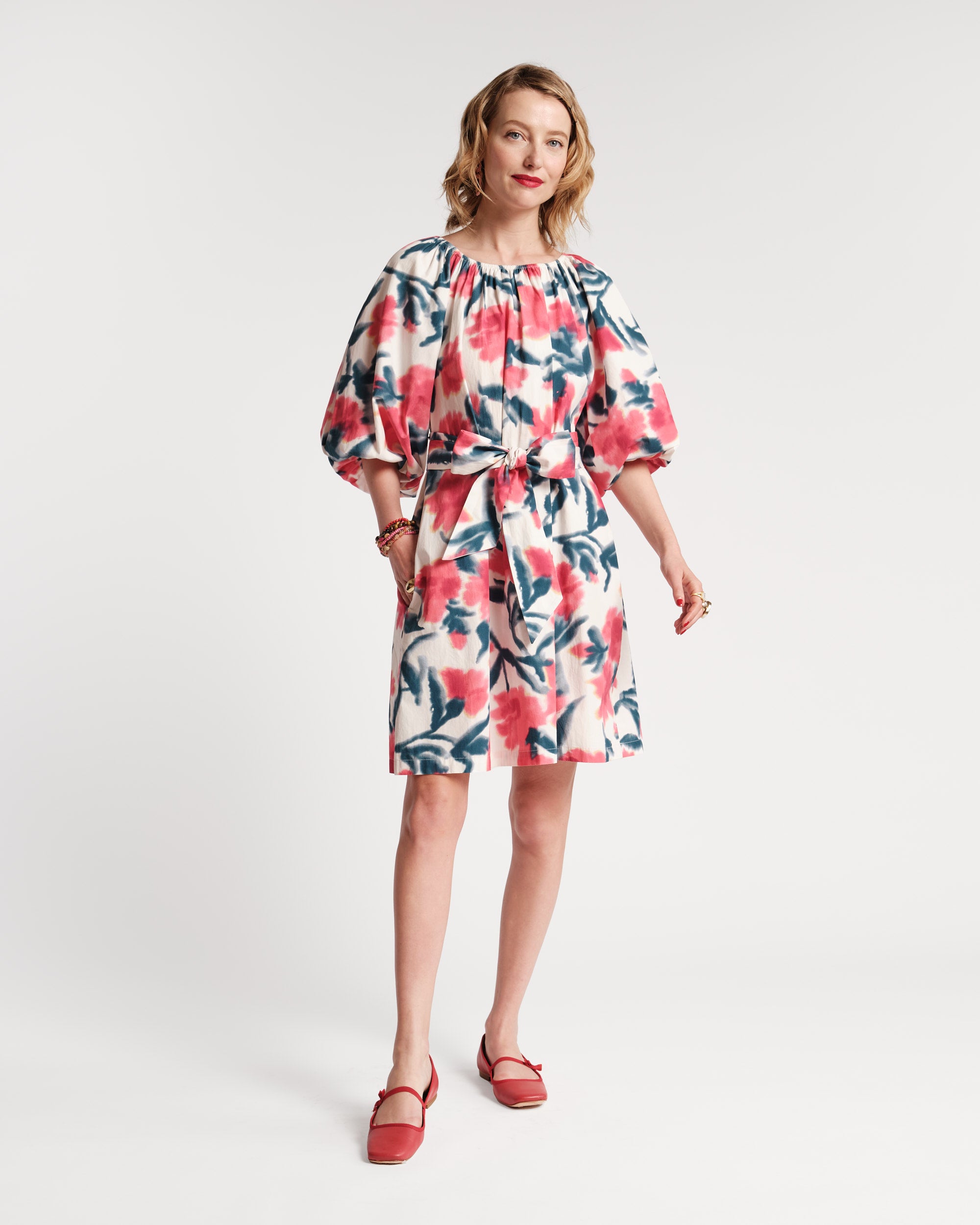 Bliss Mini Dress - Pink Lotus Floral Print Summer Dress for Women | Casual & Party Wear | Perfect for Beach, Vacation, and Date Nights