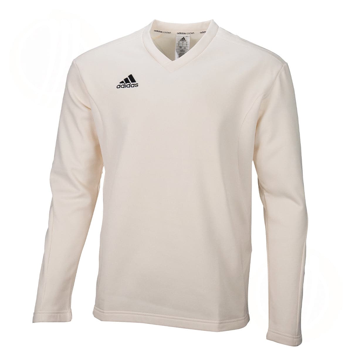 Adidas Elite Long Sleeve Cricket Sweater - Men's Performance Cricket Wear for Training & Matches | Moisture-Wicking & Comfort Fit