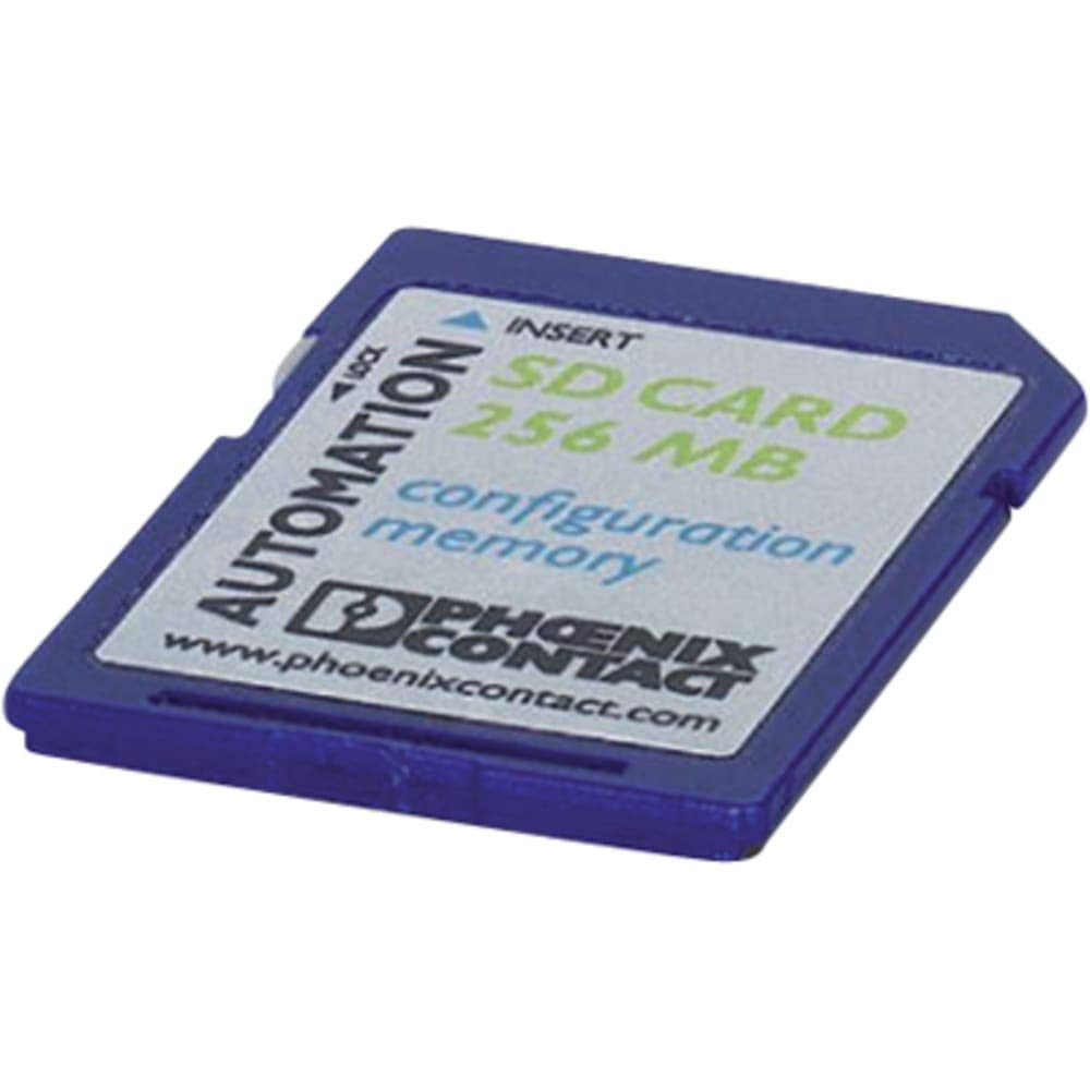Phoenix Contact 2988162 SD Card Controller - 2GB Plug-in Program & Configuration Memory for Industrial Automation & PLC Systems