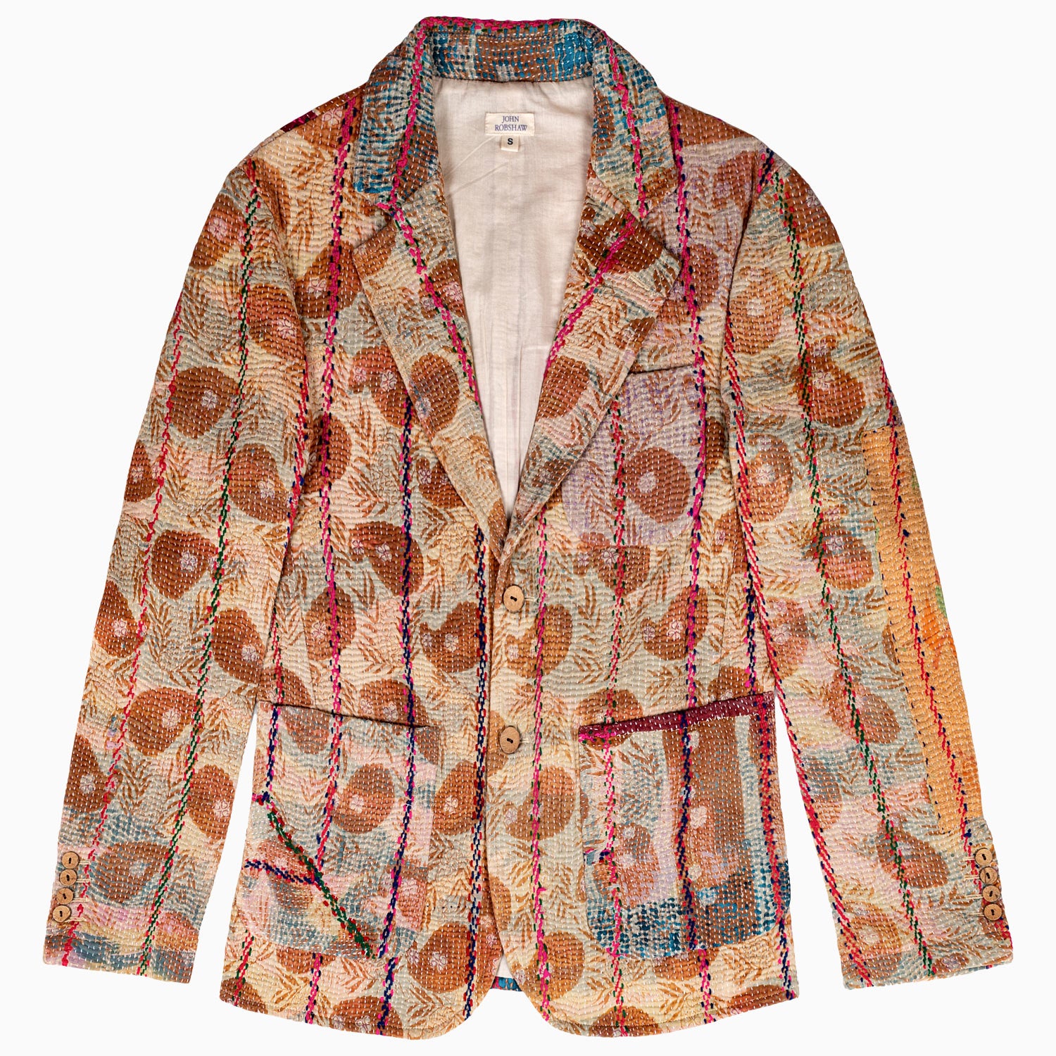 Stylish Women's Plum Blossom Print Blazer Jacket - Elegant Office Wear & Spring Fashion for Business Casual Outfits