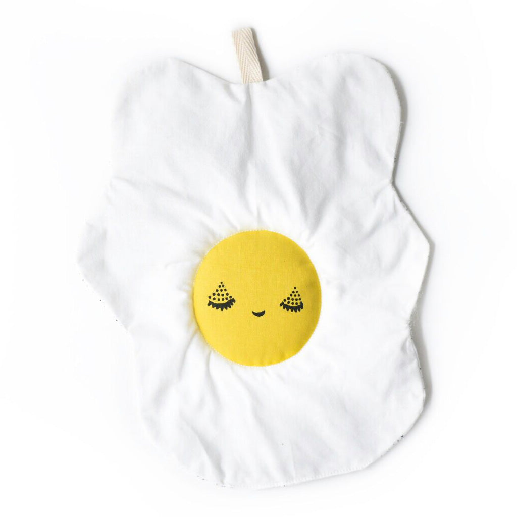 Wee Gallery Organic Crinkle Toy Egg - Soft Baby Sensory Toy for Newborns & Infants - Perfect for Tummy Time, Teething & Early Learning Development