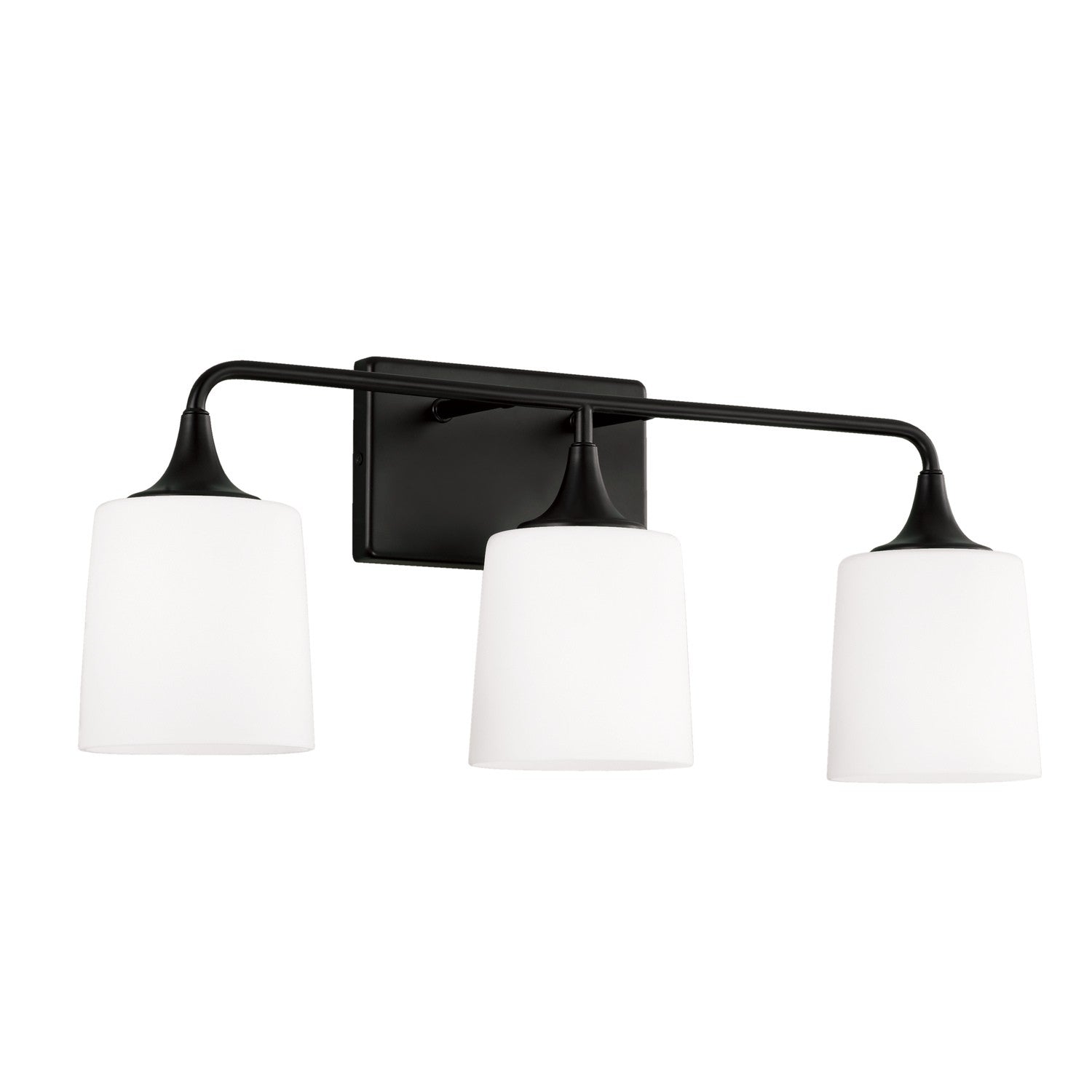 Capital Lighting Three Light Vanity - Modern Bathroom Vanity Lights with Adjustable Arms, Brushed Nickel Finish - Perfect for Bathroom, Powder Room, and Dressing Area Makeup Lighting