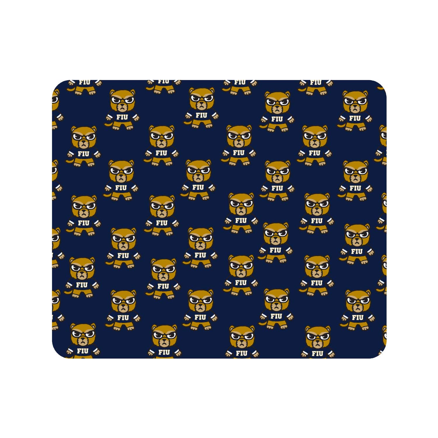 OTM Essentials Florida International University Standard Fabric Mouse Pad - Non-Slip Desk Accessory for Gaming & Office Use - Tokyodachi Mascot Design - Perfect for Students, Gamers & Work from Home Setup