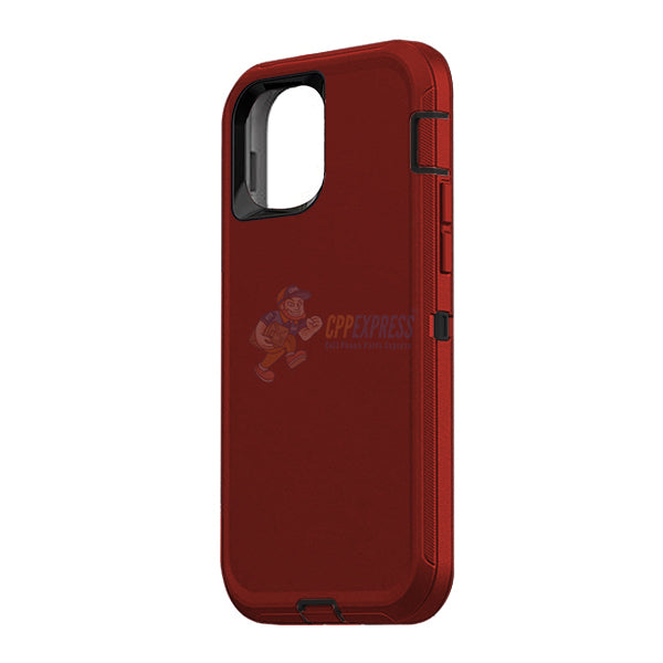 iPhone 11 Shockproof Defender Case - Heavy Duty Protection, Anti-Scratch & Anti-Drop Cover (Red) - Perfect for Outdoor Activities, Sports & Daily Use