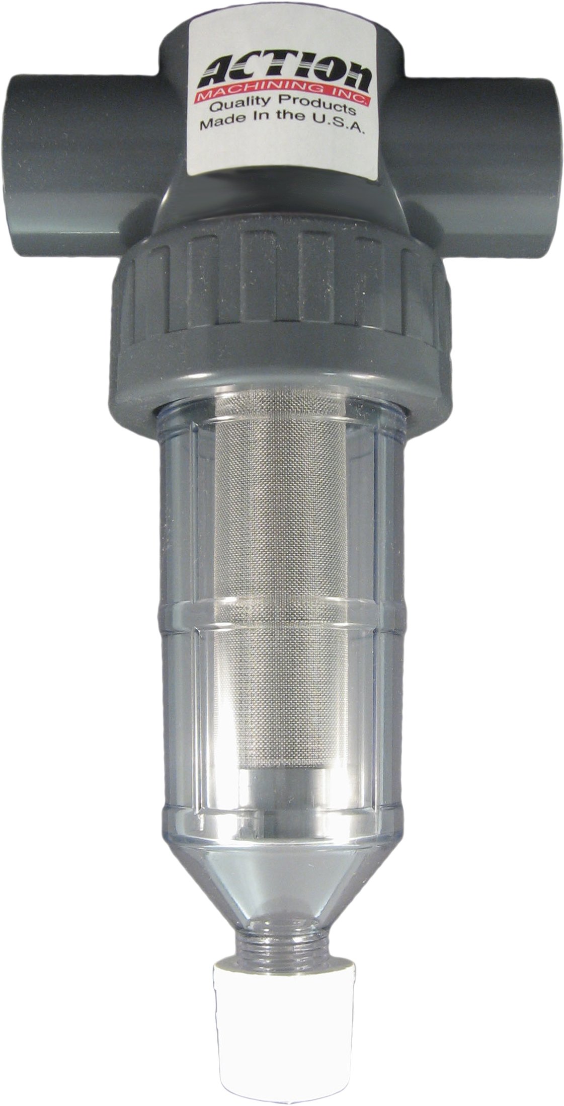 AFI-2.0-32 2 Inch 32 Mesh Irrigation Filter for Drip Systems, Sprinklers & Garden Watering - High Flow Stainless Steel Screen Filter