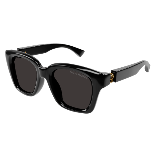 Alexander McQueen AM0432SA 001 52mm Sunglasses for Men - Luxury Designer Shades for Driving, Travel & Outdoor Activities