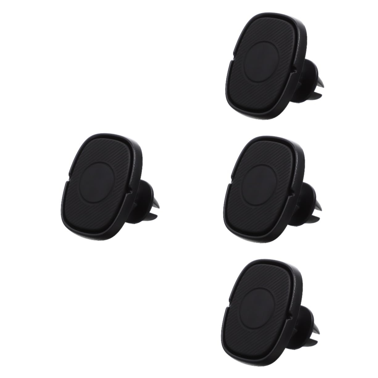 HOMSFOU 4-Pack Magnetic Car Phone Holder - Universal Dashboard Mount for iPhone, Samsung & GPS - Strong Grip & 360° Rotation for Safe Driving