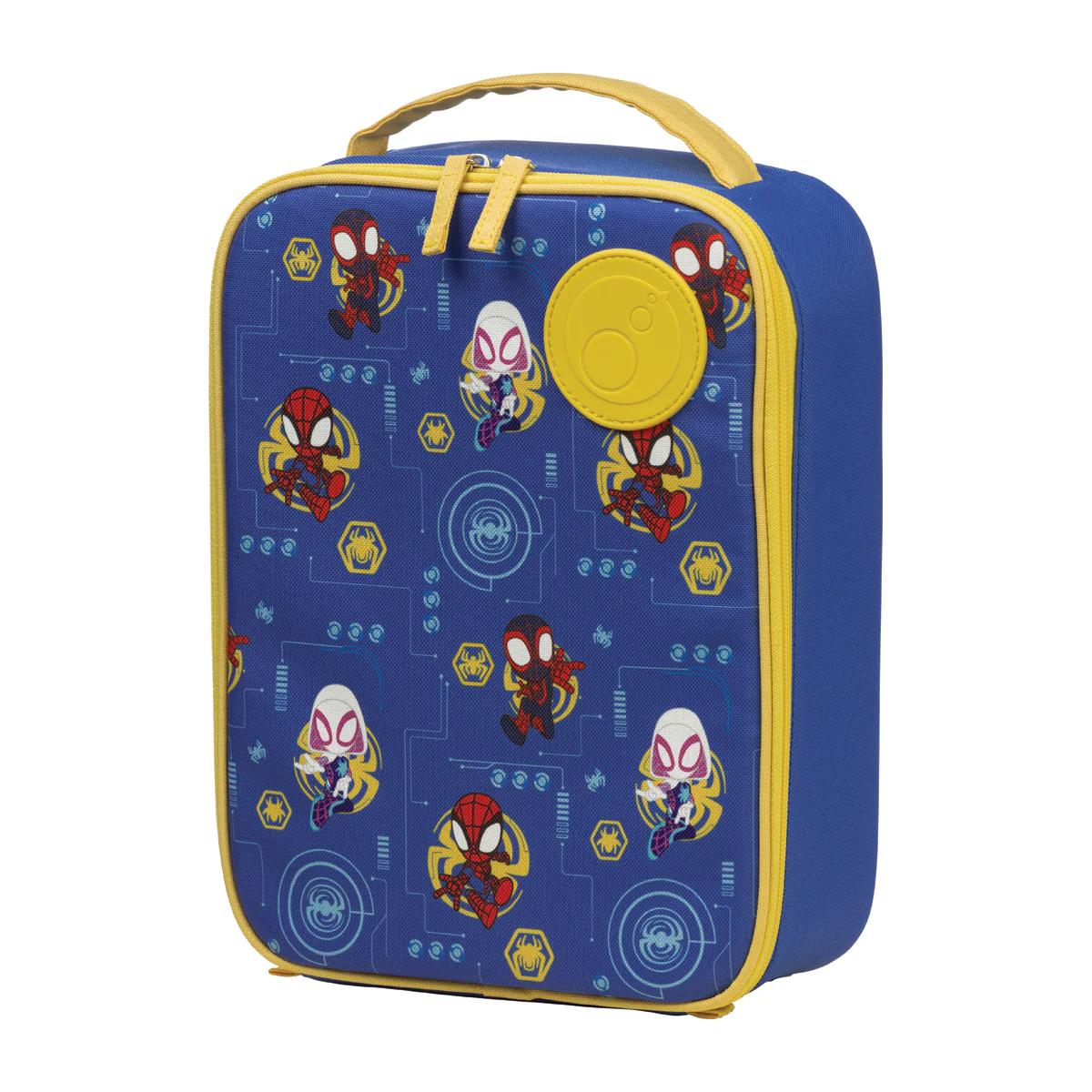 b.box Flexi Insulated Lunch Bag - Marvel Spiderman Design | Leak Proof Kids Lunch Box for School, Work & Picnics | BPA-Free Thermal Food Container for Hot & Cold Meals