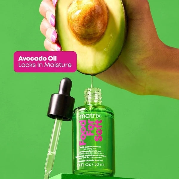 Organic Hair Oil Serum for Soft & Shiny Hair - Multi-Use Nourishing Treatment for Dry, Damaged Hair - Perfect for Daily Care, Styling & Scalp Massage