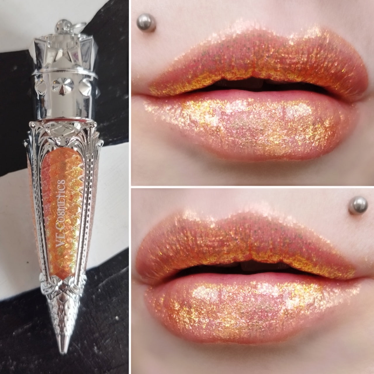 Long-Lasting Poisonous Lip Drip Gloss - Hydrating & High-Shine Lip Gloss with Ergot Extract for Bold Makeup Looks | Perfect for Night Out, Cosplay & Gothic Fashion