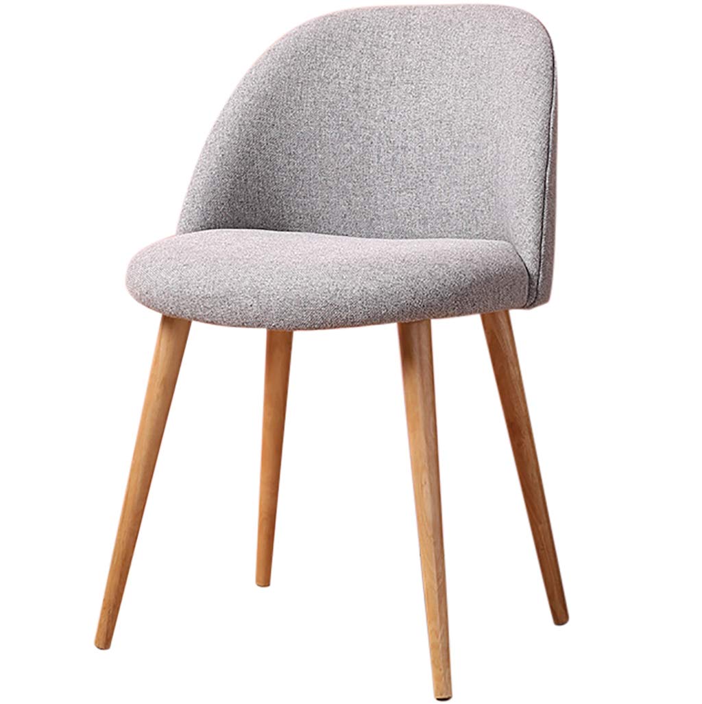 Solid Wood Dining Chair - Nordic Style Single Sofa Chair with Ergonomic Design & High Weight Capacity - Perfect for Restaurant, Office, Counter, or Home Use - Ideal for Dining Rooms, Living Areas, and Workspaces