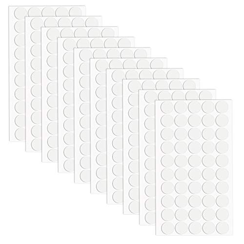 Reusable Adhesive Putty - Double-Sided Sticky Tack for Posters, Photos & Frames | Safe Wall Mounting Putty (500 Pieces, 0.8 Inch) - Perfect for Home Decor, Office Organization & Classroom Displays