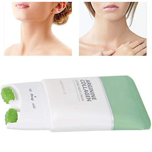 **Anti-Aging Neck Cream with Roller - Firming & Tightening Neck Treatment for Wrinkles & Sagging Skin - Perfect for Night Skincare Routine & Daily Use**