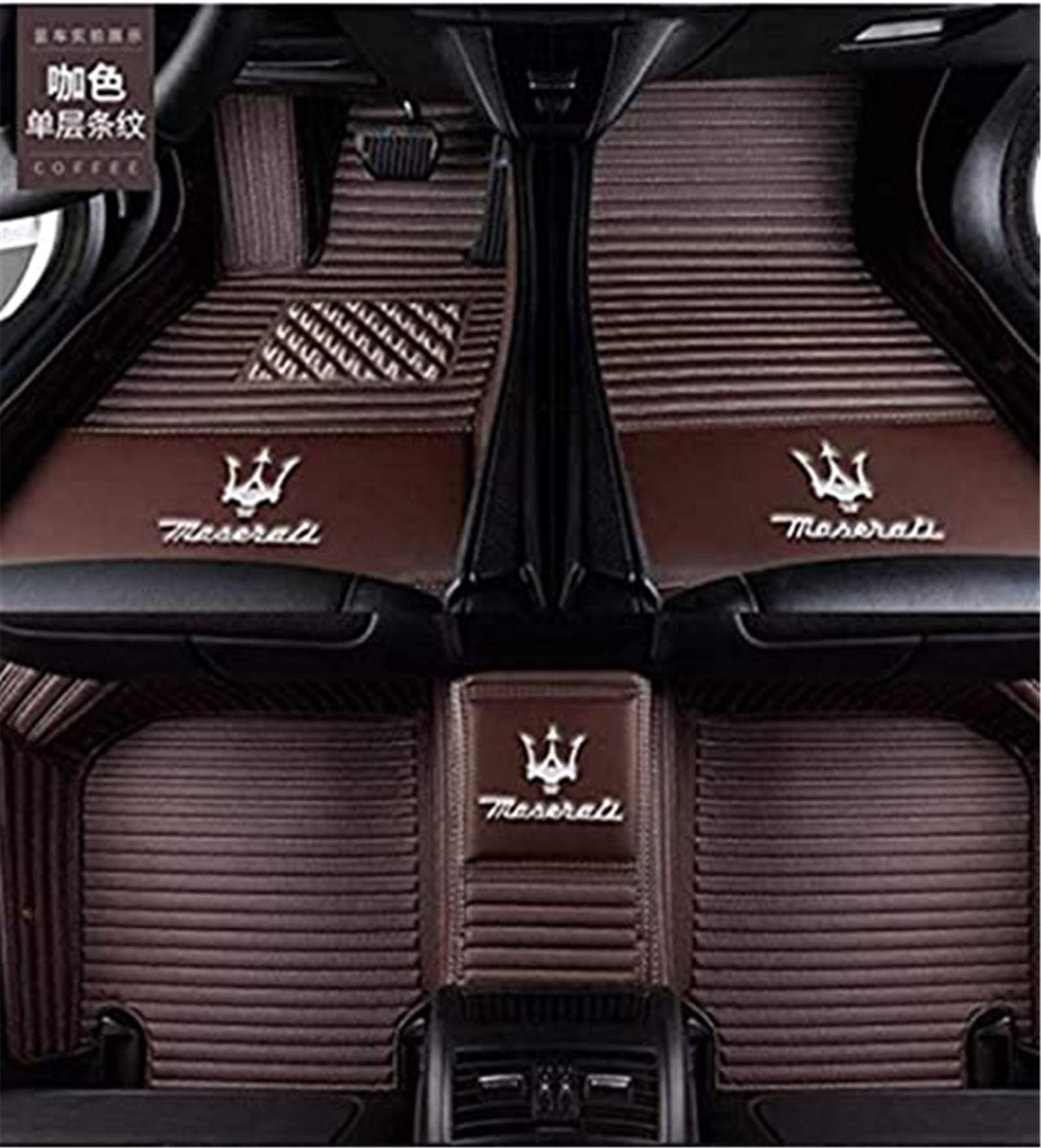 Custom Fit XPE-Leather Waterproof Car Mats for Maserati - All-Weather Protection