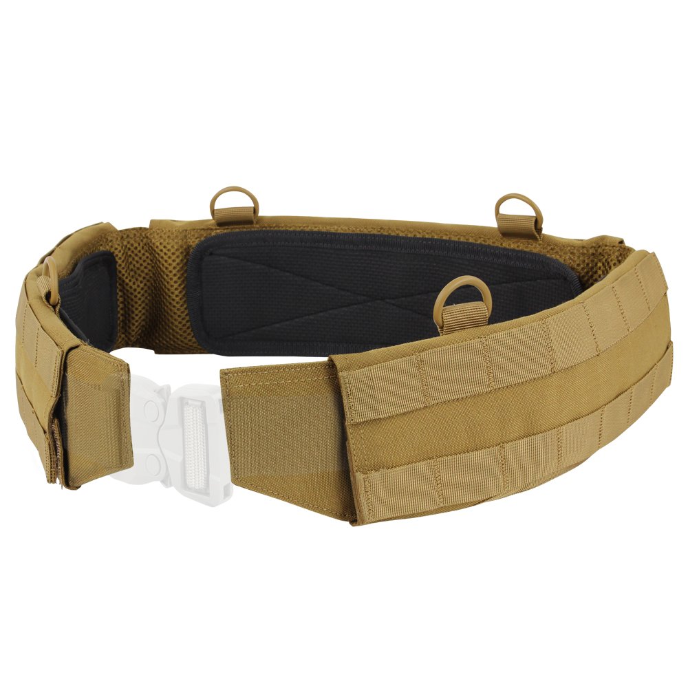 Condor Outdoor Slim Battle Belt - Tactical Molle Belt for Military, Hiking & Airsoft - Adjustable Waist Strap for Gear & Equipment - Perfect for Outdoor Adventures, Survival & Range Training
